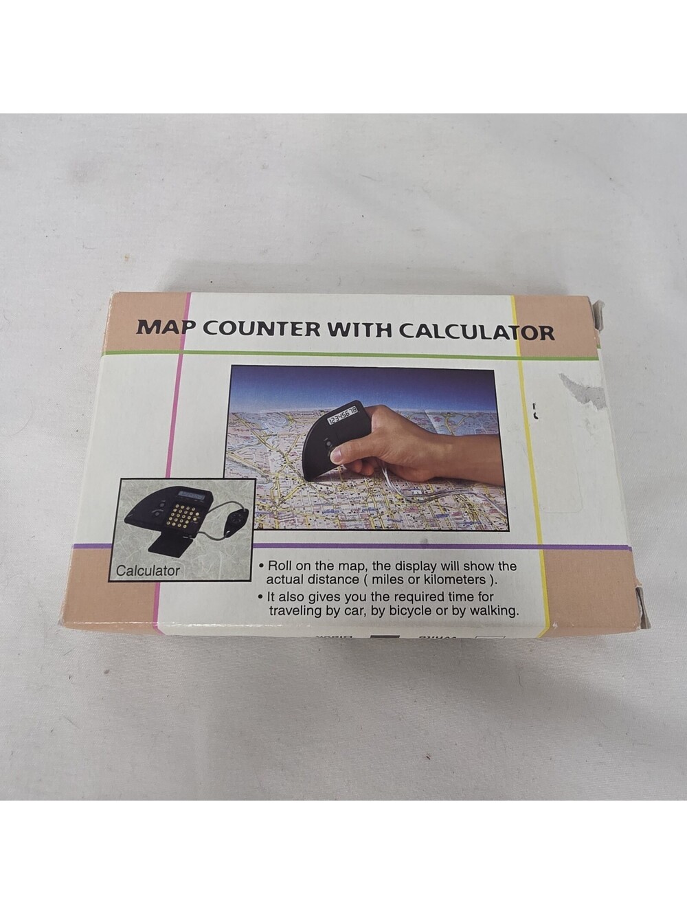 Map-Mate Curvimeter Map Counter Calculator Distance Measurer Boxed - Picture 2 of 7